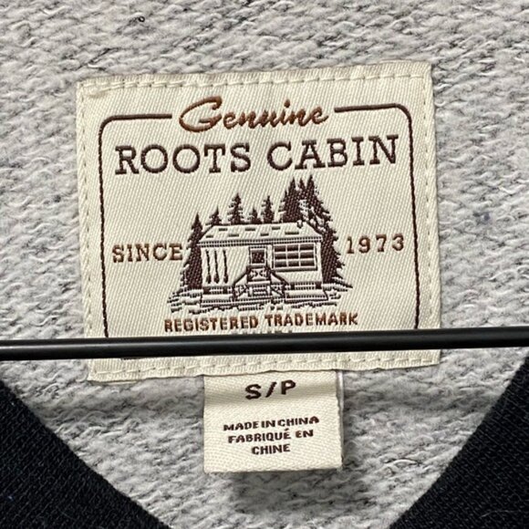 Roots Sweatshirt Red Logo, Gray Size S — Red Logo, Cotton Blend - Picture 9 of 10